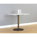 Enco White / Antique Gold Bistro Table